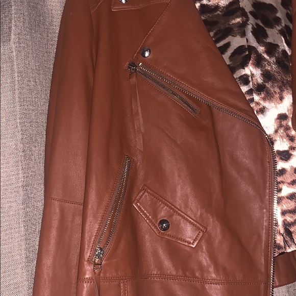 Sam Edelman 100% leather moto jacket - Picture 3 of 4